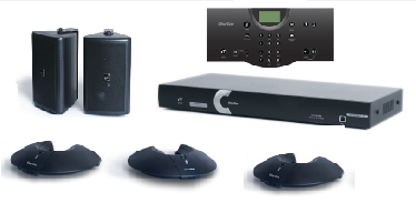 Clear One INTERACT AT Conferencing System - Three Pod / Wired Controller / Wall Mount Speaker System