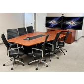 T4000 T3 Video Conference Table (Table, Credenza, Mount, Base Cover)